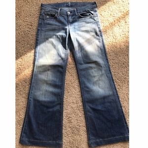 7 For All Mankind Jeans. Low Rise Ginger.